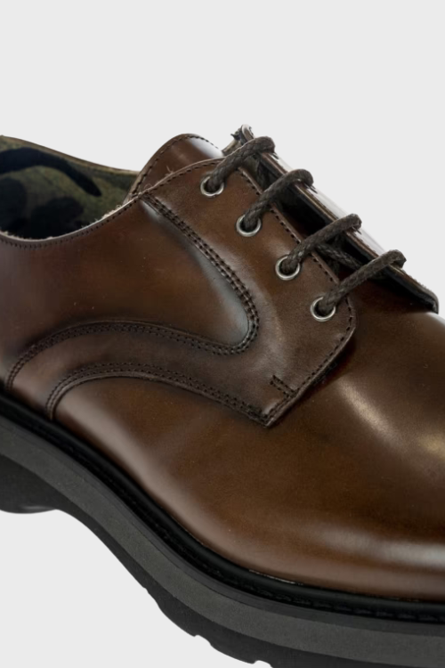 CALCE ZAPATO DE CUERO SUELA TRACK