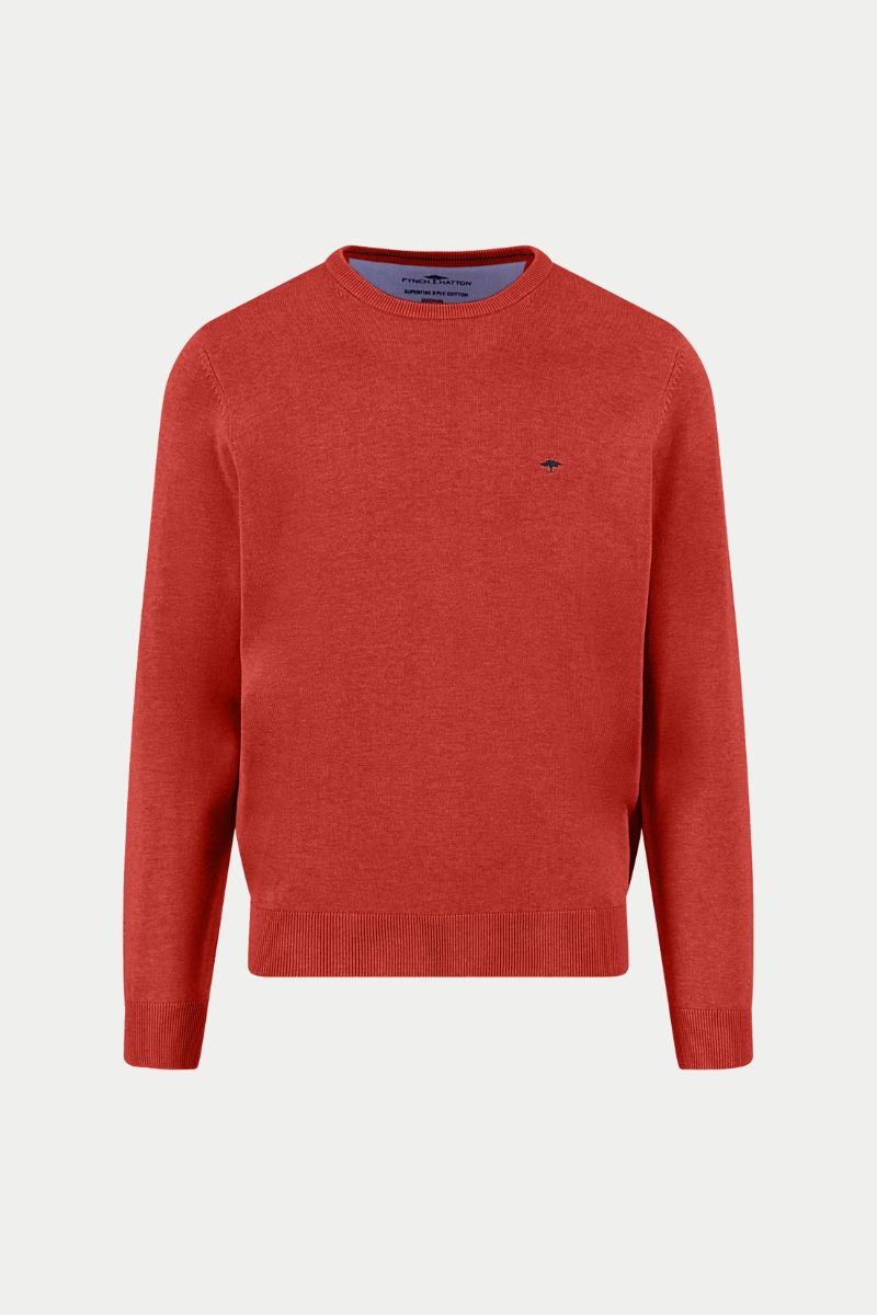 Fynch-Hatton jersey cuello redondo rojo