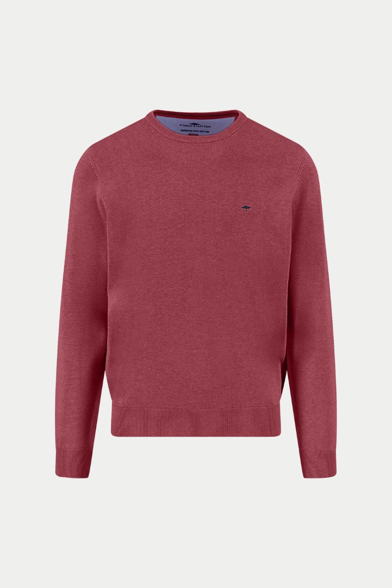 Fynch-Hatton jersey cuello redondo frambuesa