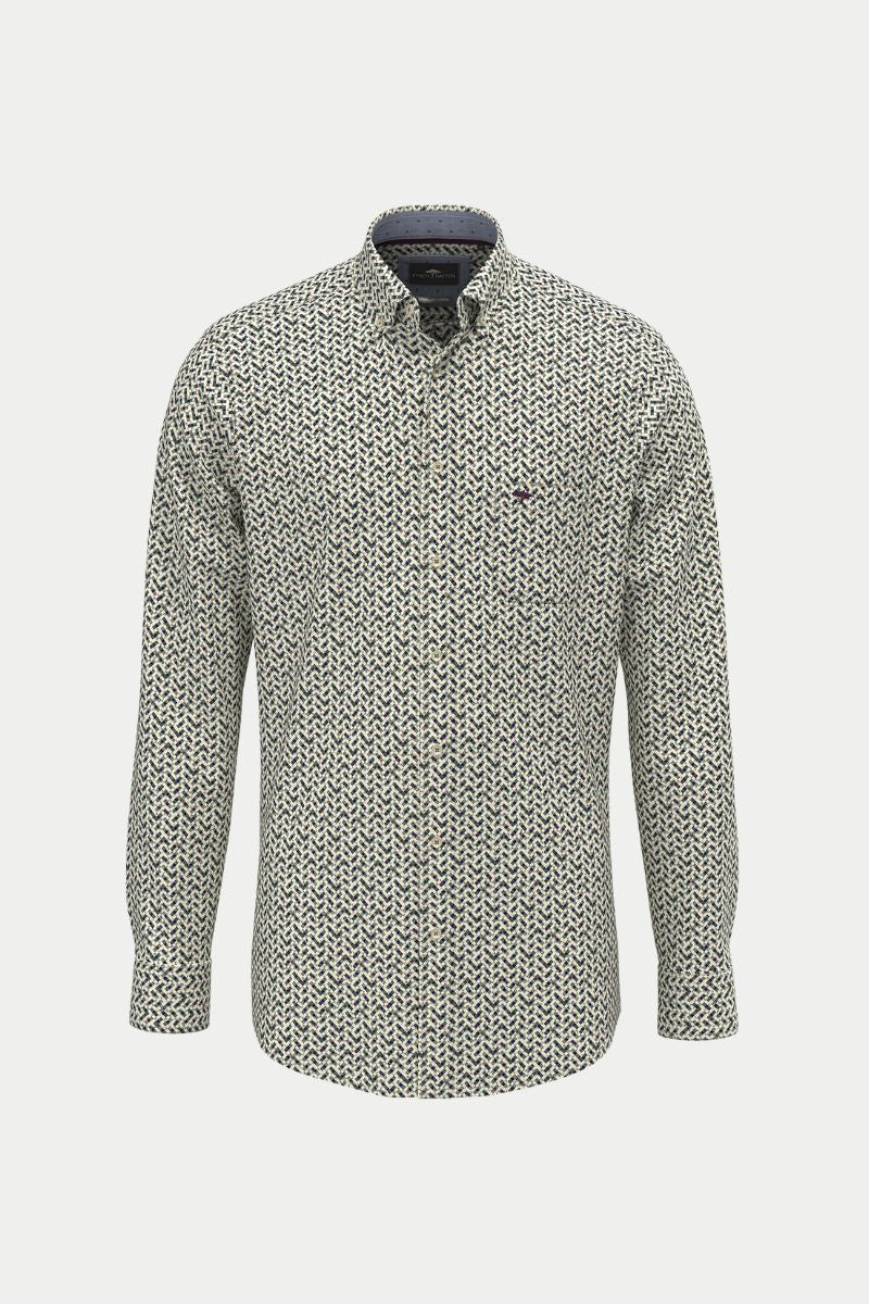 Fynch-Hatton camisa estampado geométrico