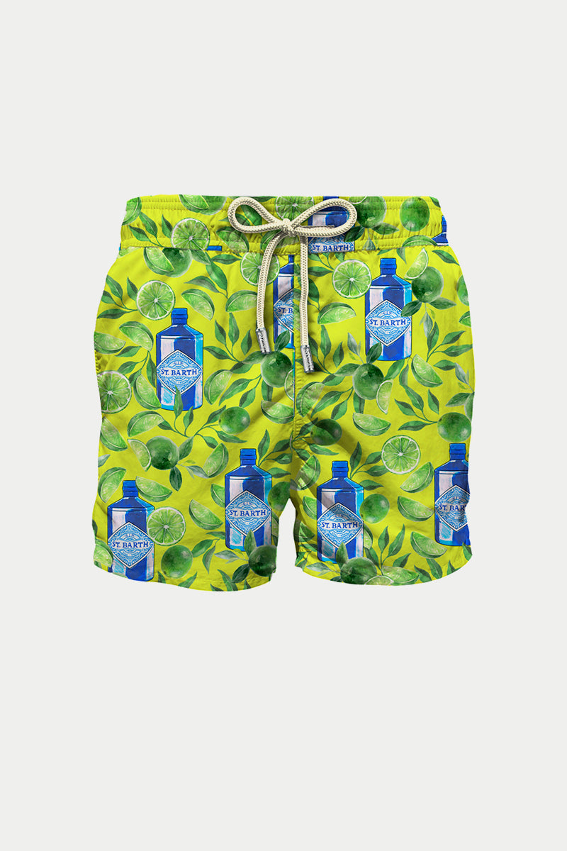 SAINT BARTH Bañador Gin Lime